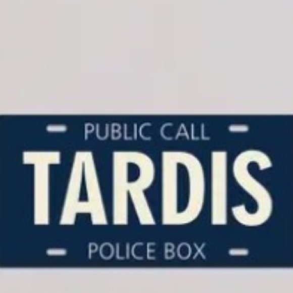 Doctor Who TARDIS Metal Sign Dr Who Police Box License Plate Tin Sign 6"x12" - Picture 3 of 5